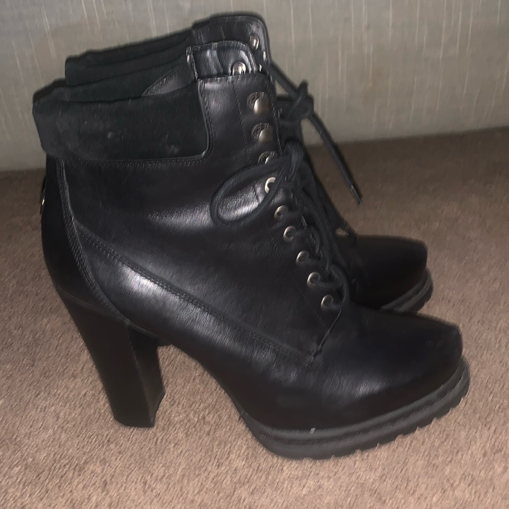 Bcbgeneration Leather Combat Boots Excellent Cond… - image 4